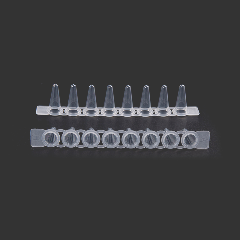 0.1mL PCR 8-feadán Stráice